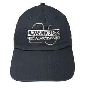Law & Order Special Victims Unit 25 Strapback Hat Embroidered Logo NBC